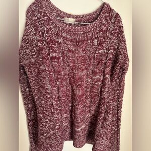 $3 bundle sale SO crimson and white sweater- Medium